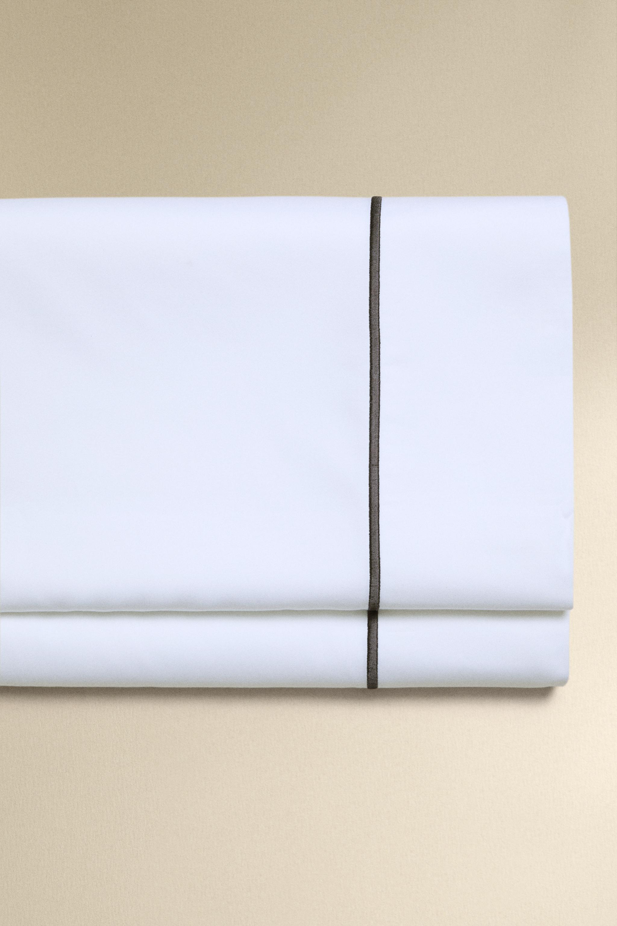 DRAP DE DESSUS SATIN FESTON